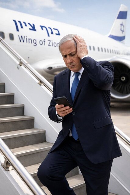 پیام معنادار گروه حنظله در آستانه سفر نتانیاهو به آمریکا